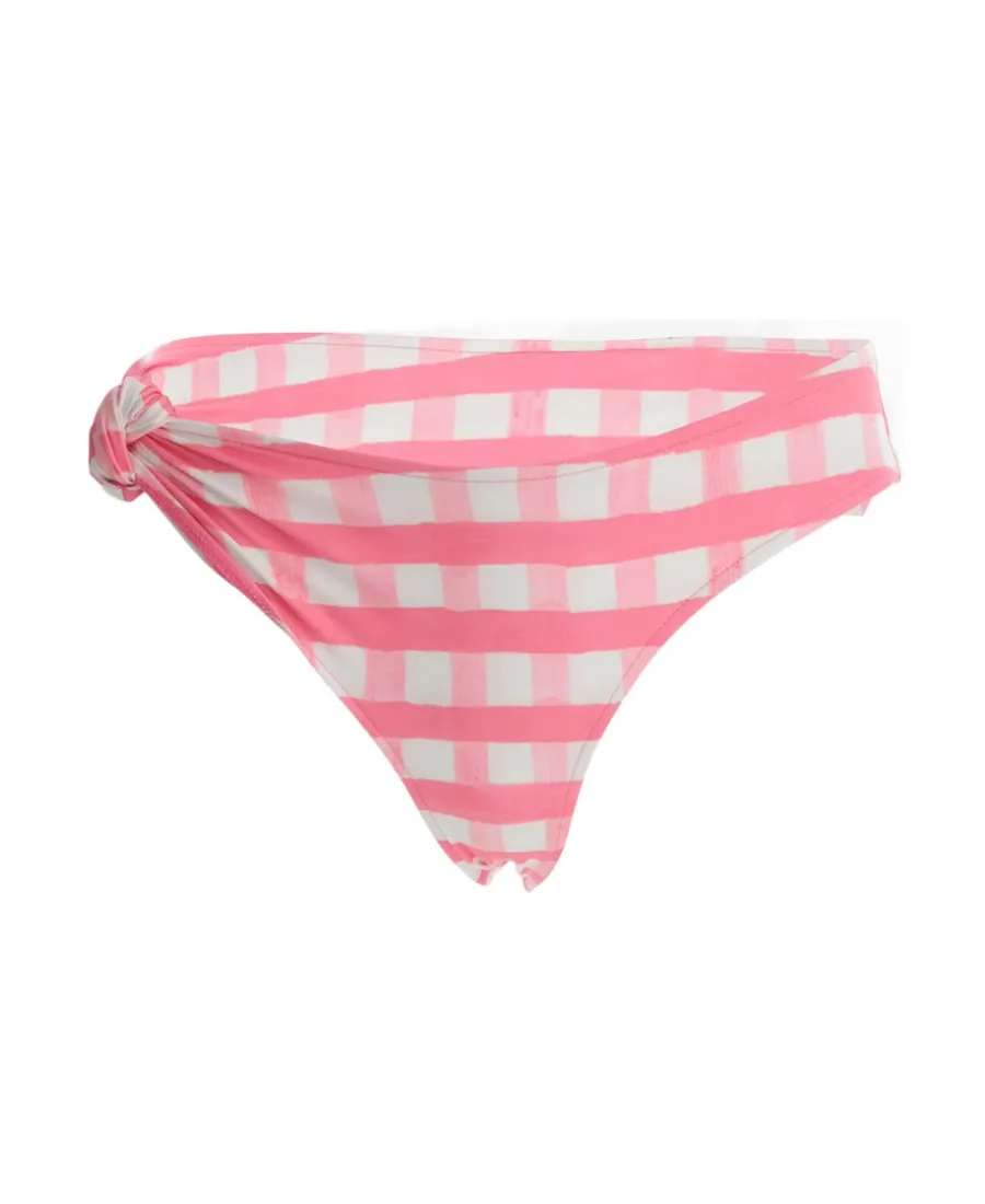 Jacquemus Plaid Pattern Knotted Beachwear