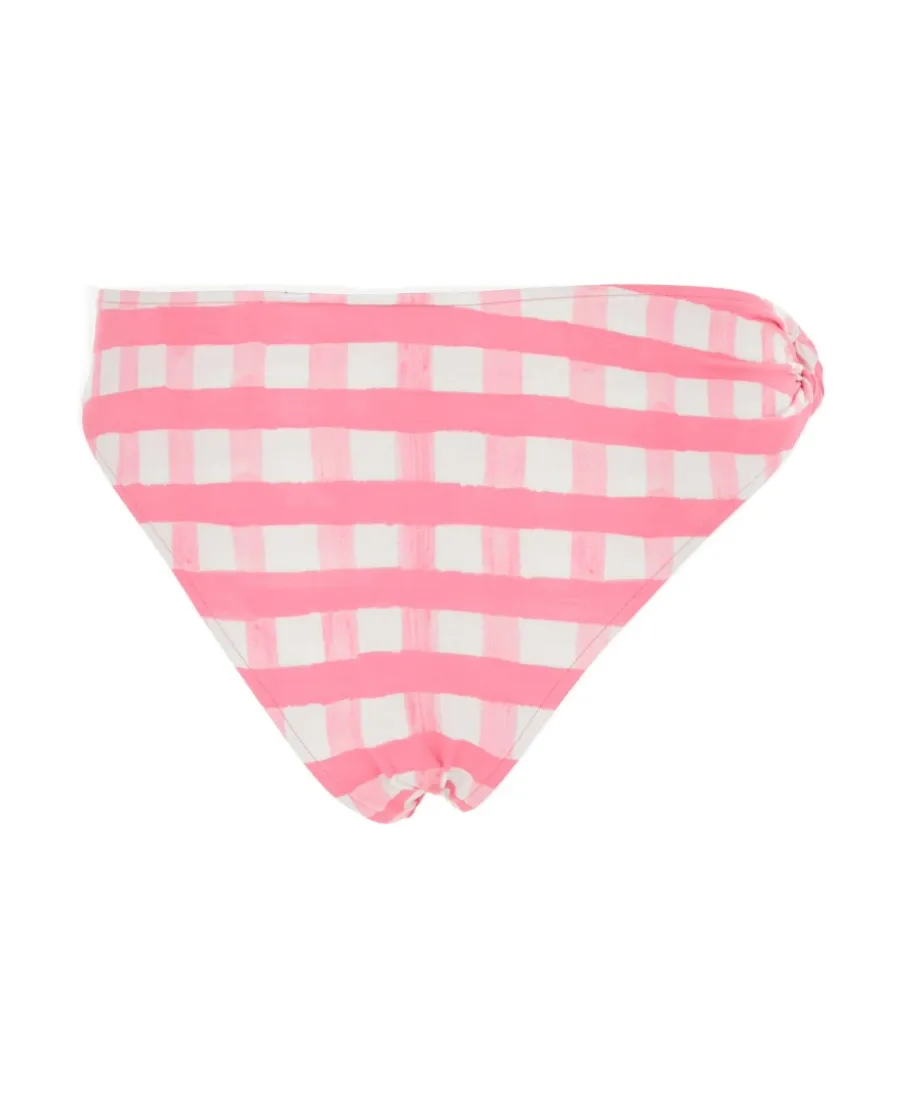 Jacquemus Plaid Pattern Knotted Beachwear
