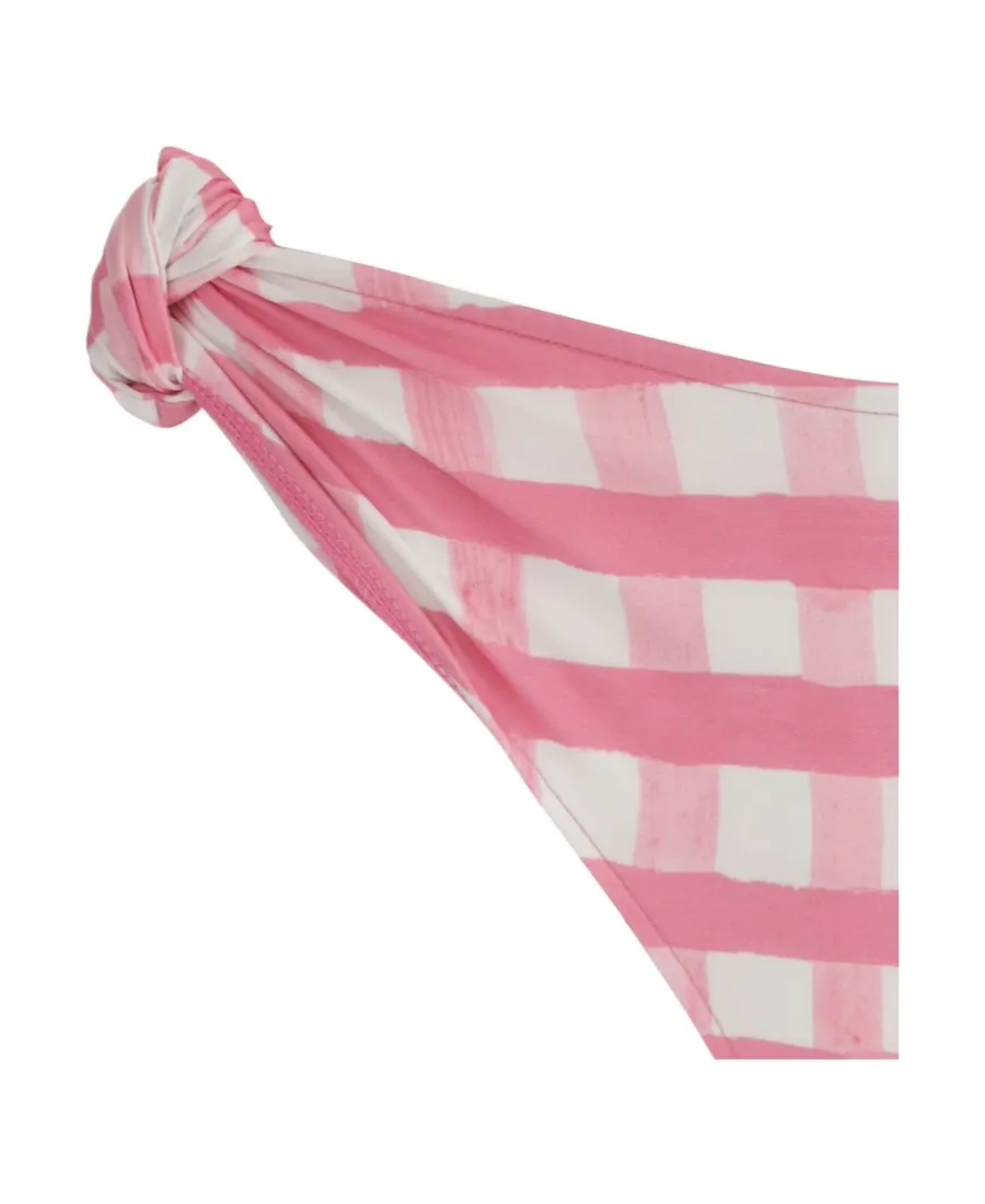Jacquemus Plaid Pattern Knotted Beachwear