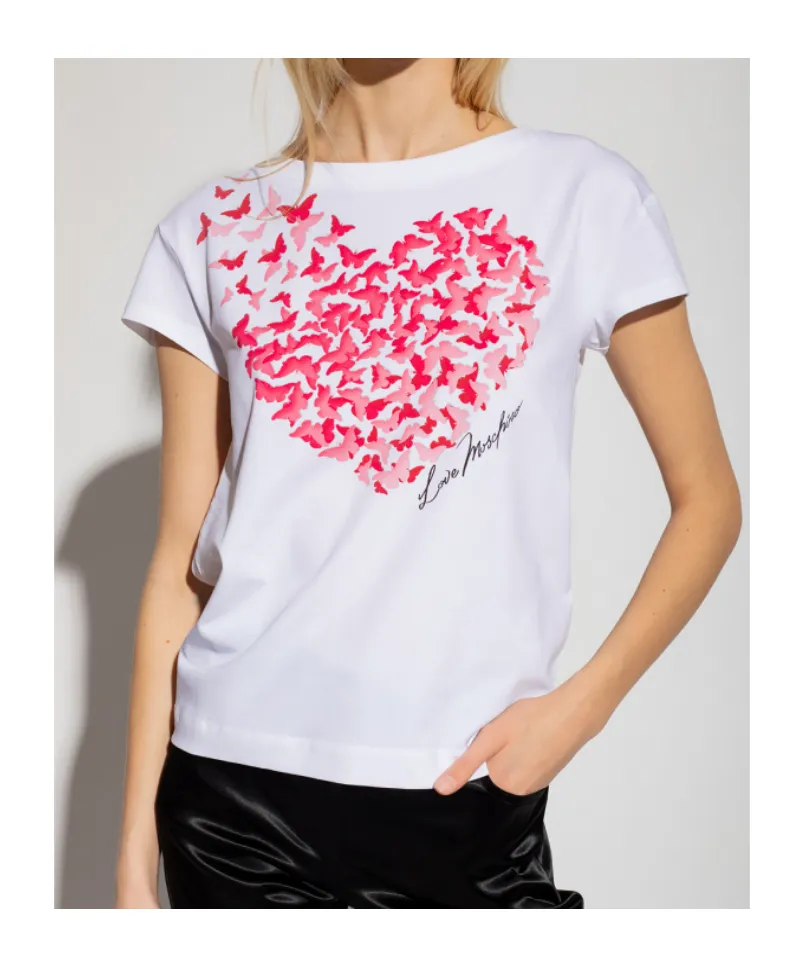 Pattern Printed Short-Sleeved T-Shirt