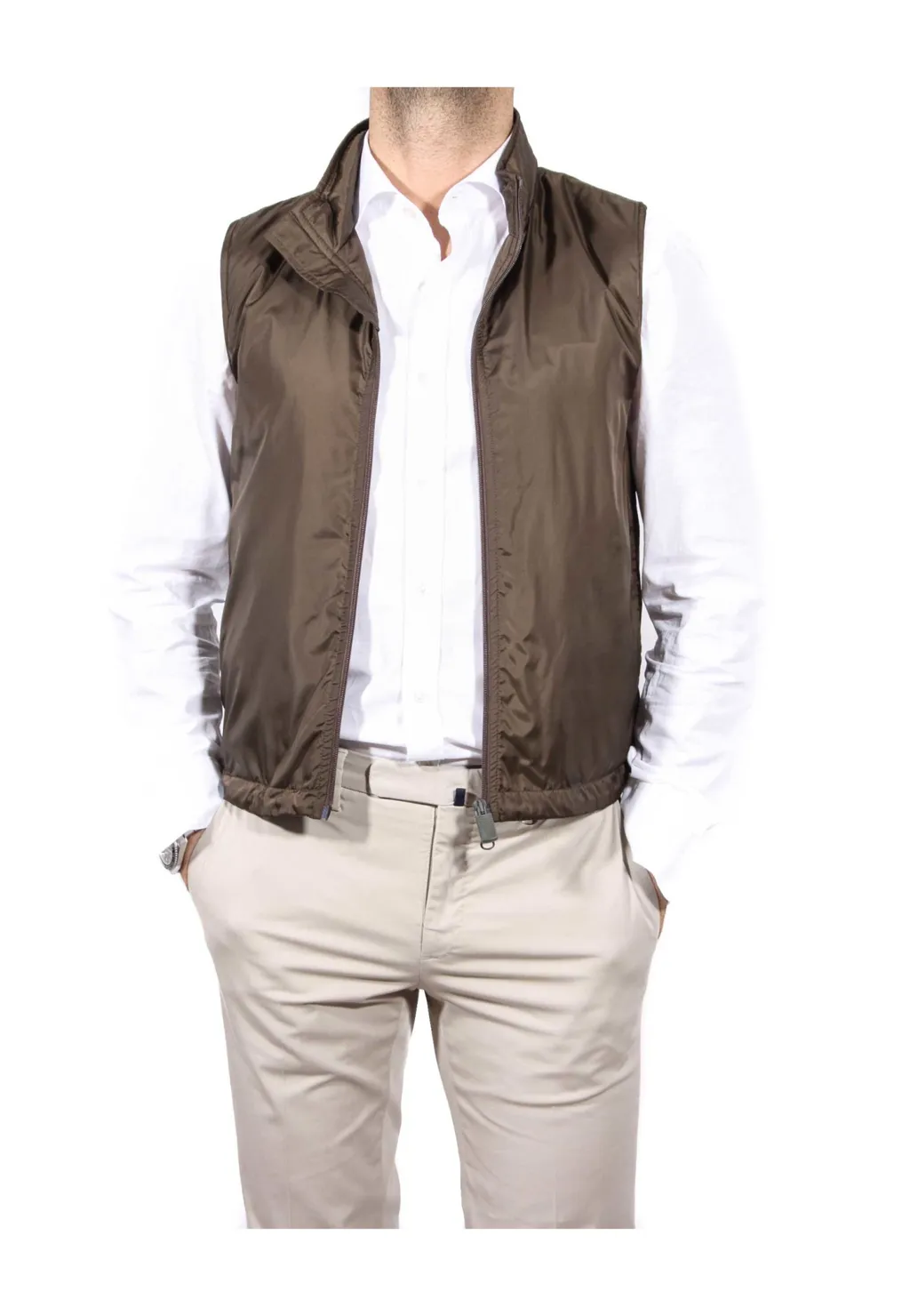 Aspesi Zip-Up Straight Hem Padded Gilet
