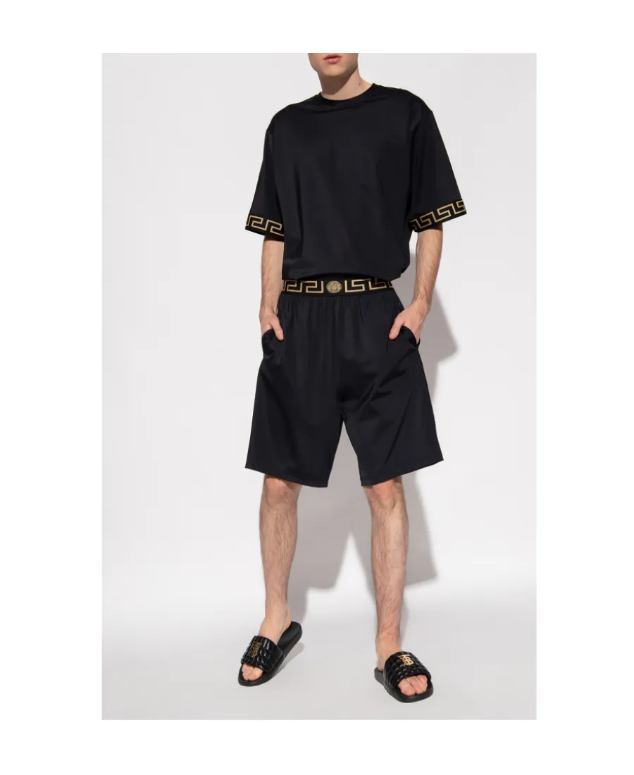 Versace Greca Gym Crewneck T-Shirt
