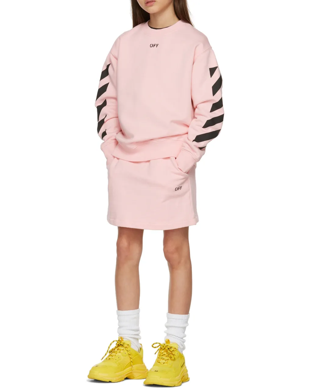 Logo-Print Track Skirt