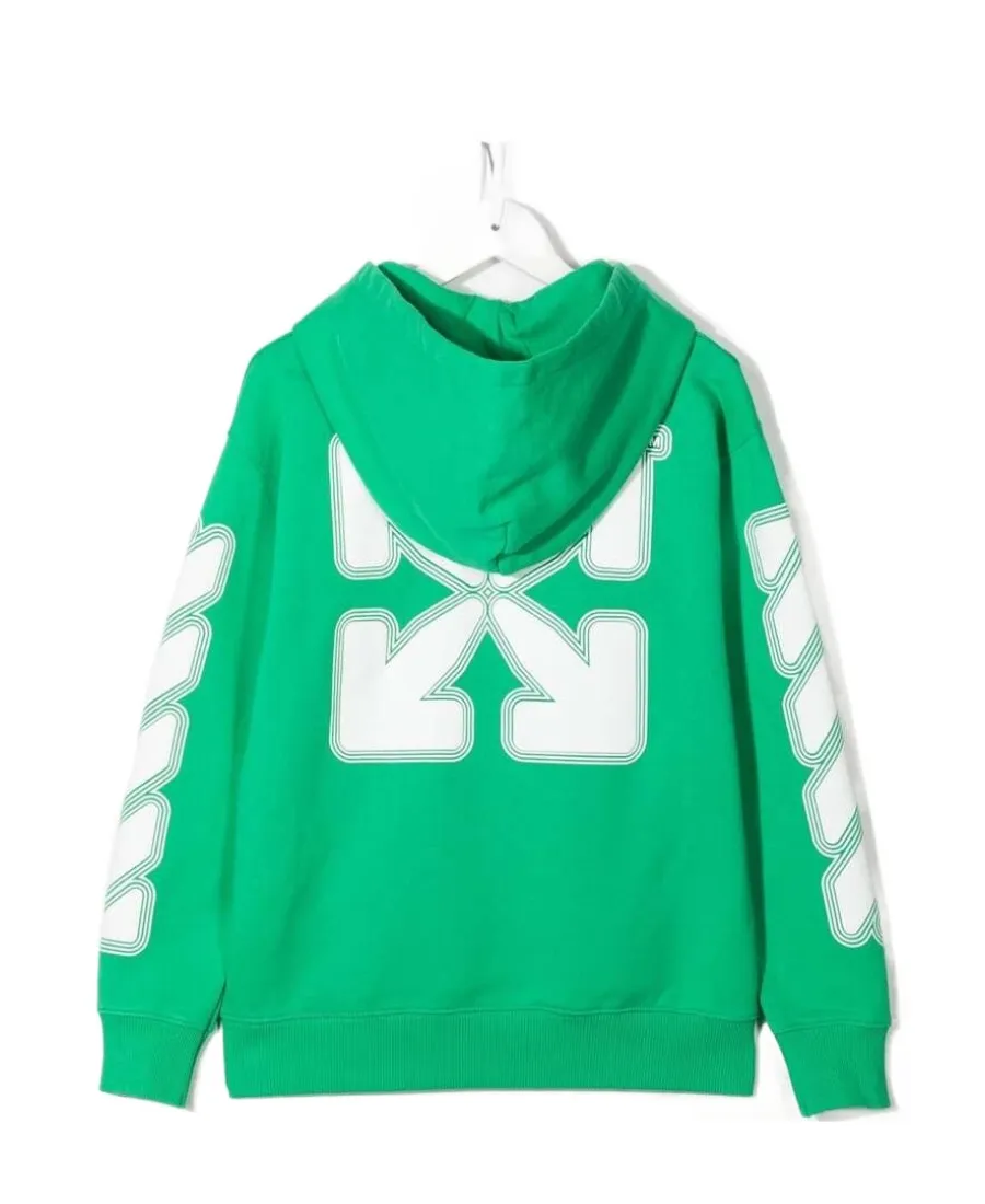 Glow In The Dark Logo-Print Hoodie