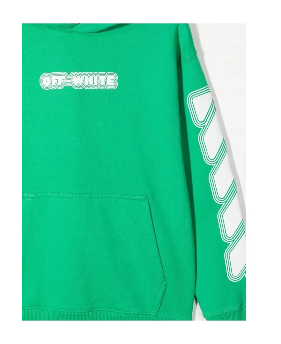 Glow In The Dark Logo-Print Hoodie