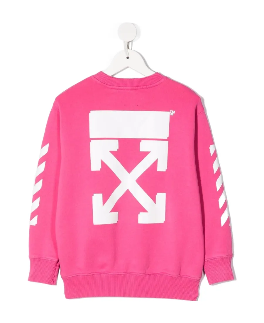 Off-White Kids Arrow Printed Crewneck Sweatshirt