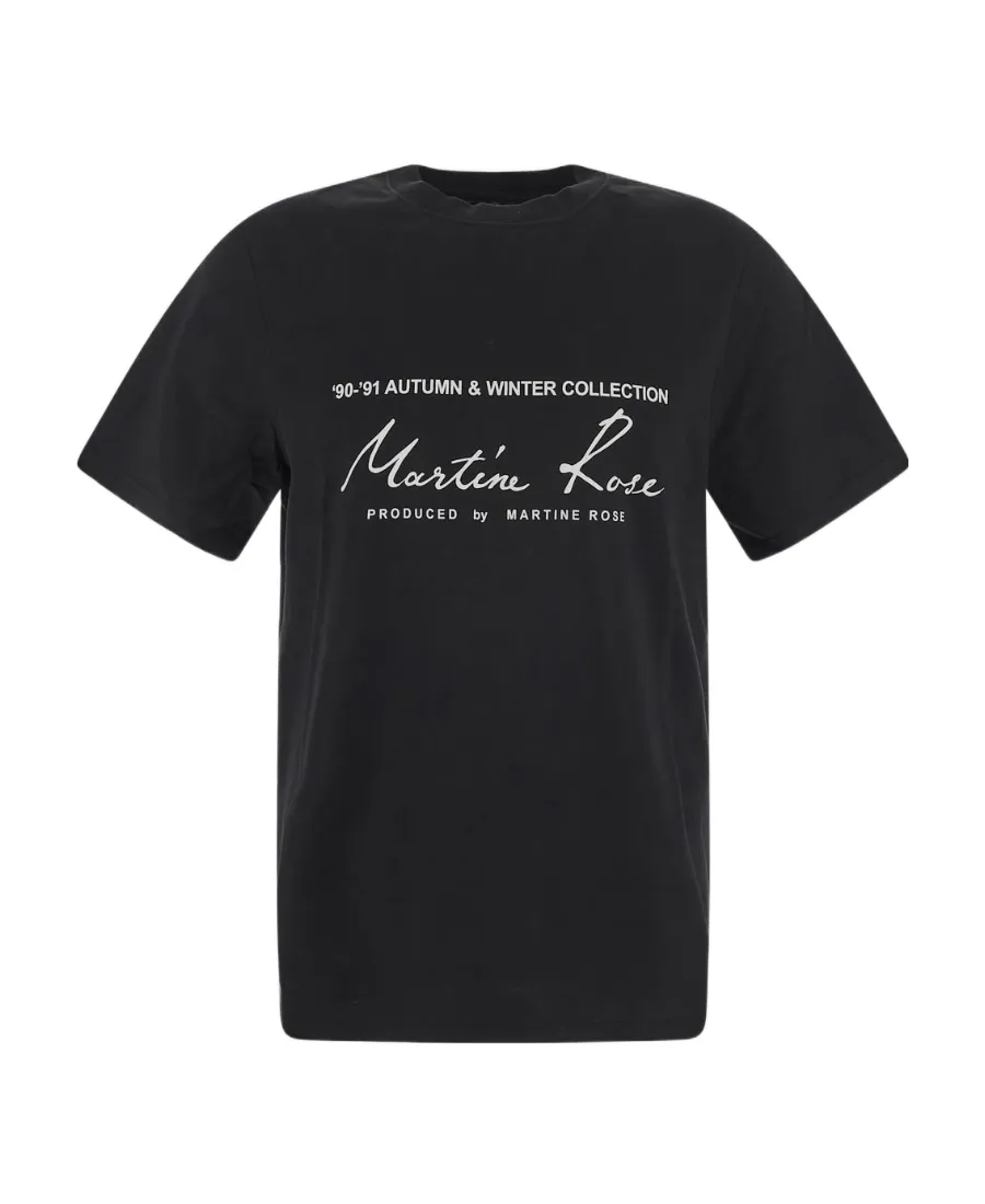 Martine Rose Logo Printed Crewneck T-Shirt