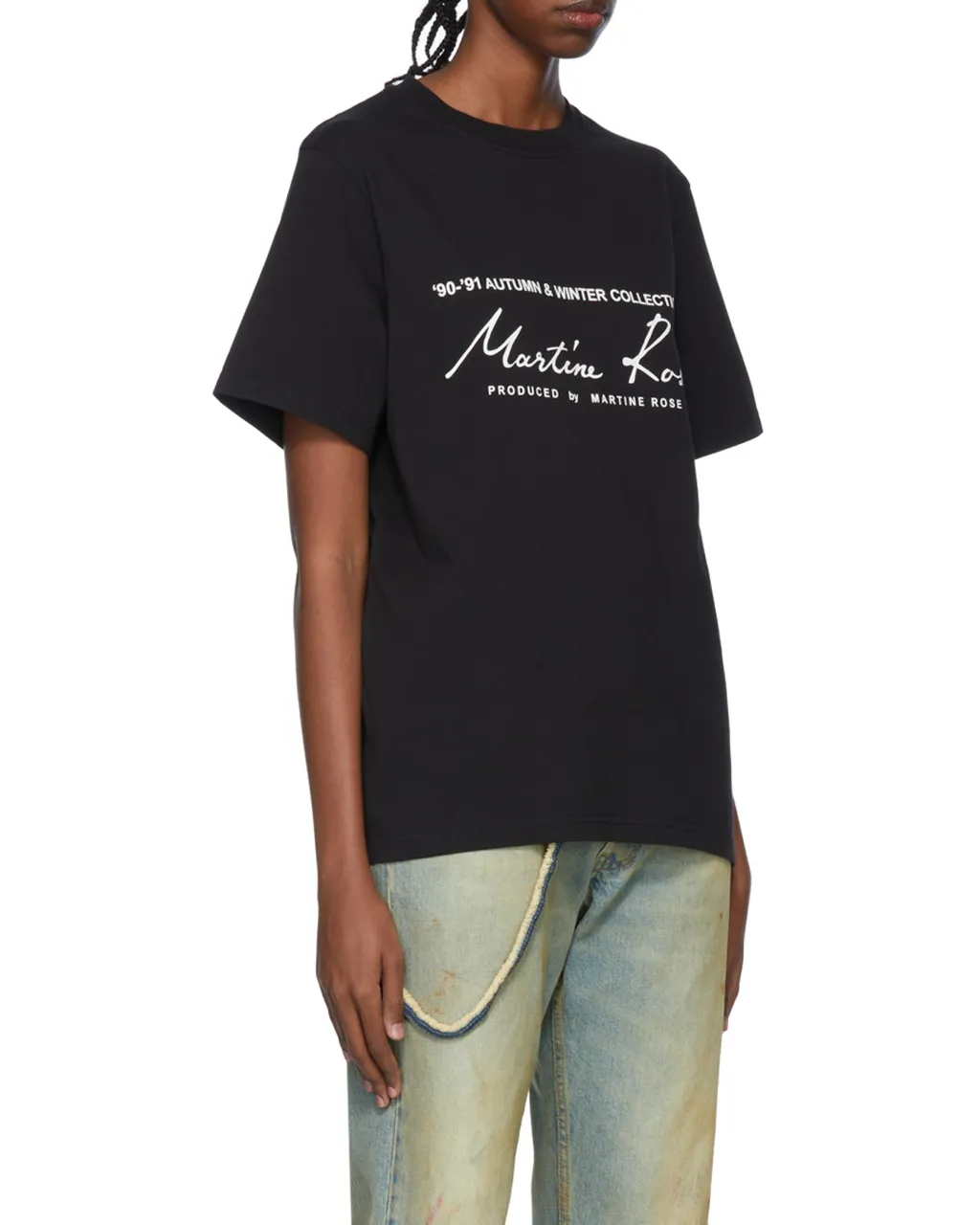 Martine Rose Logo Printed Crewneck T-Shirt