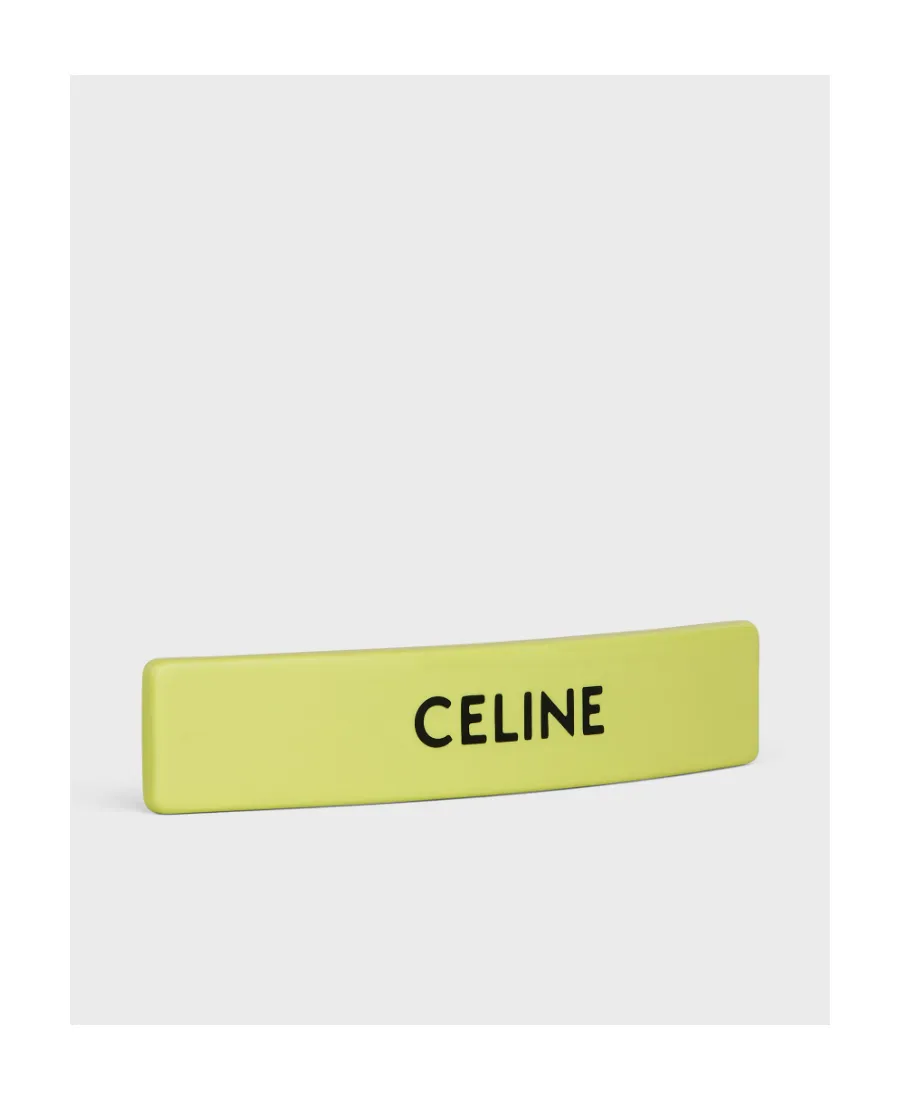 Celine Monochroms Hair Clip In Acetate And Steel