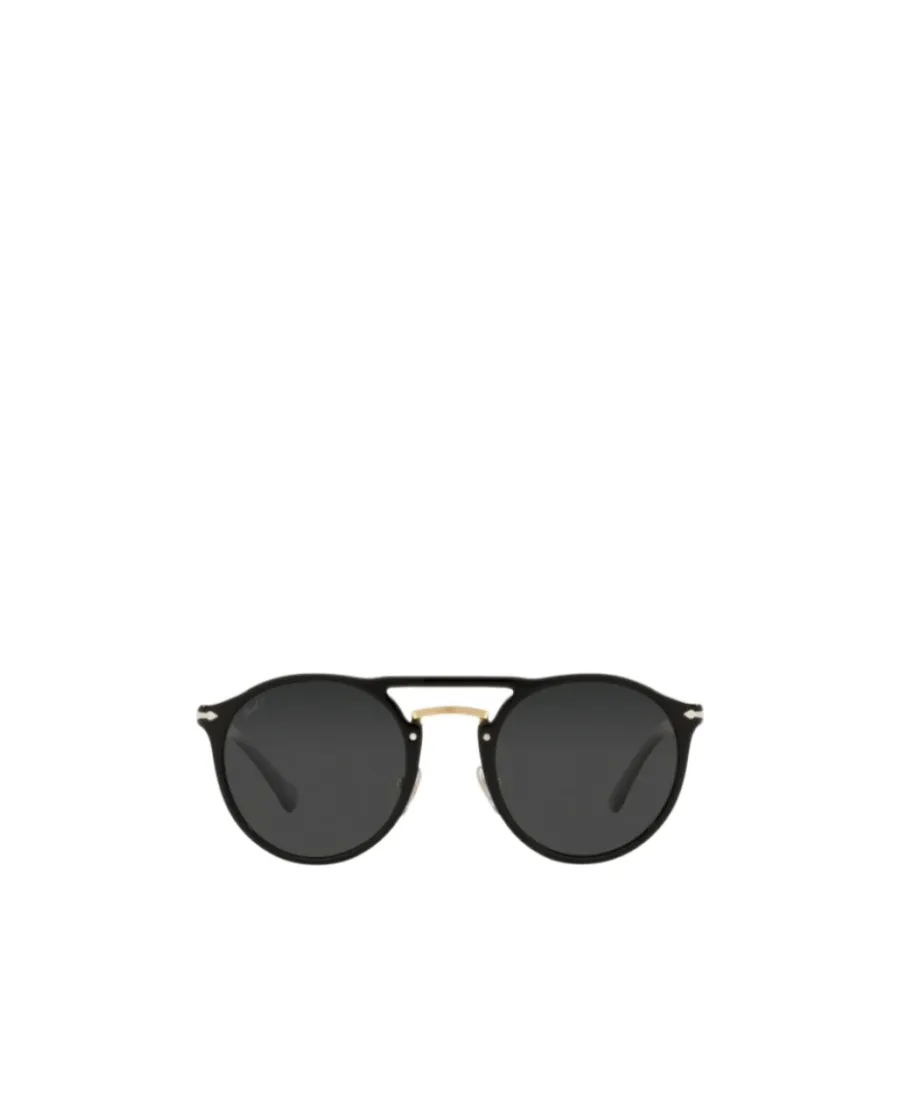 Persol Round Frame Double-Bridge Sunglasses