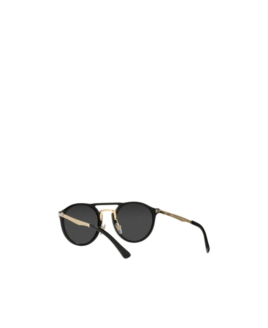 Persol Round Frame Double-Bridge Sunglasses