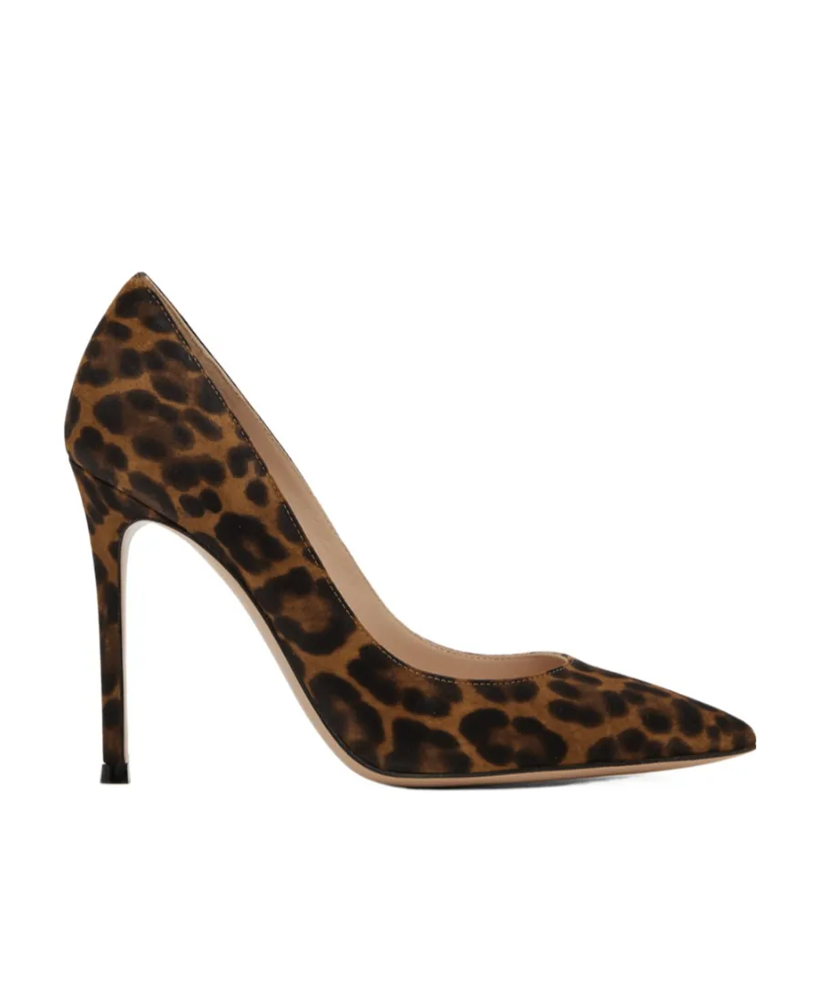Gianvito Leopard Print Pumps
