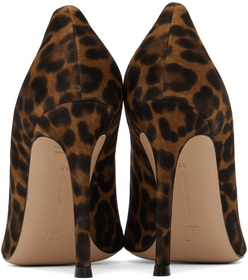 Gianvito Leopard Print Pumps