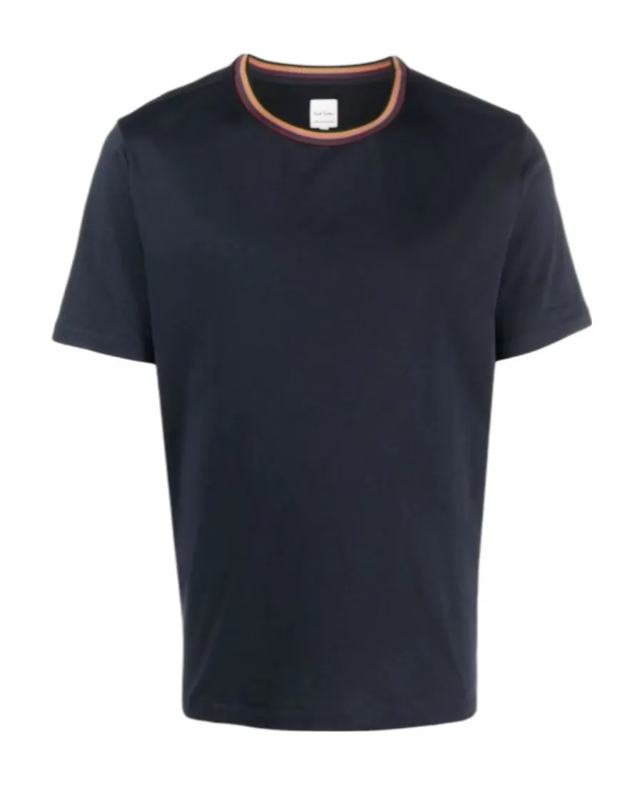 Paul Smith Artist Stripe Collar T-Shirt