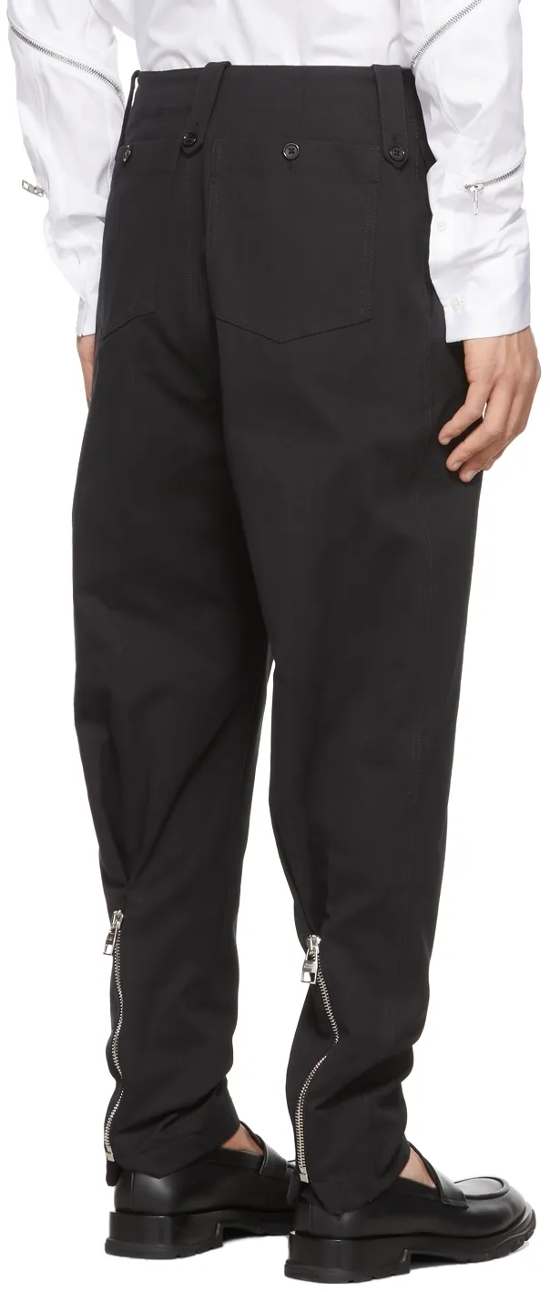 Alexander Mcqueen Tailored Zipped Trousers