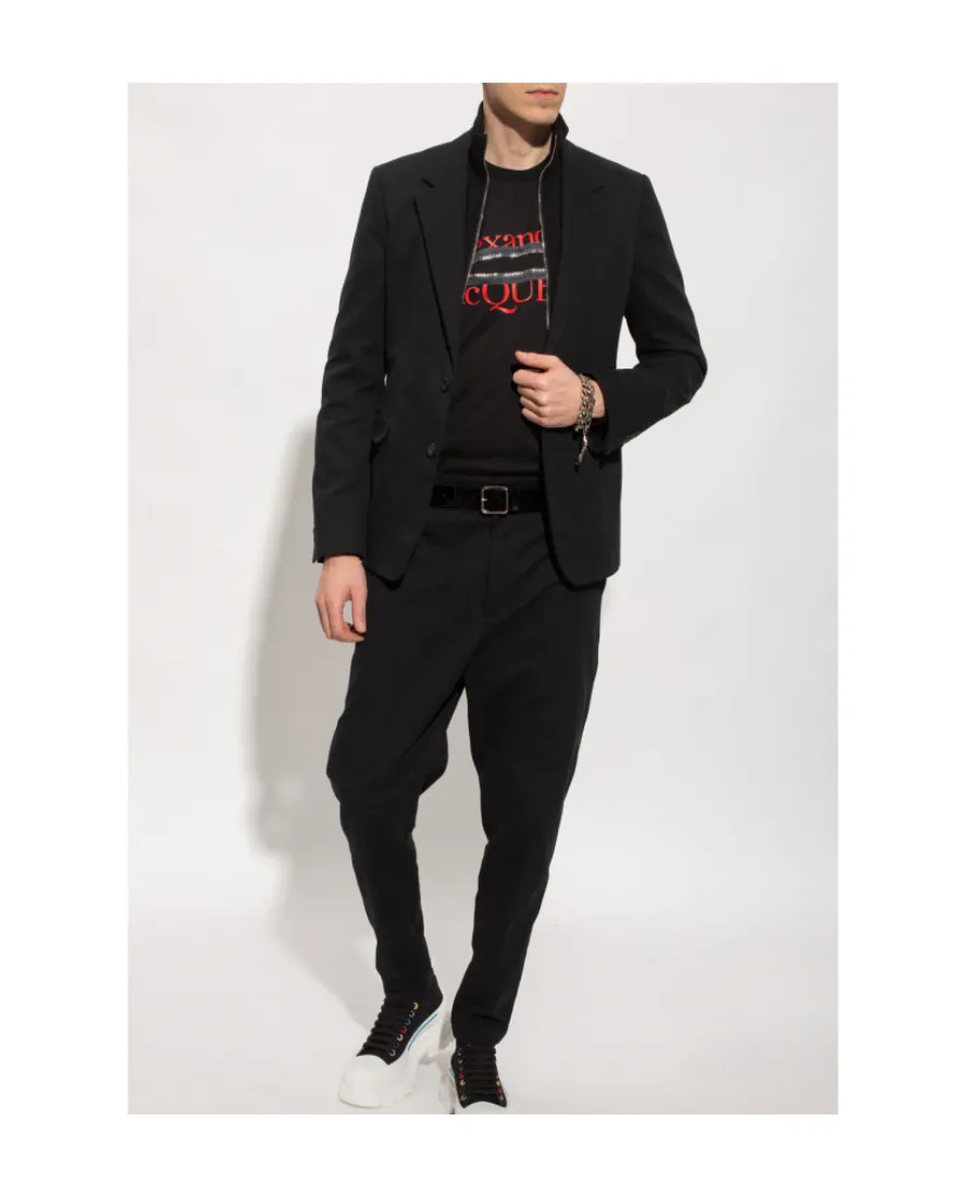 Alexander Mcqueen Tailored Zipped Trousers