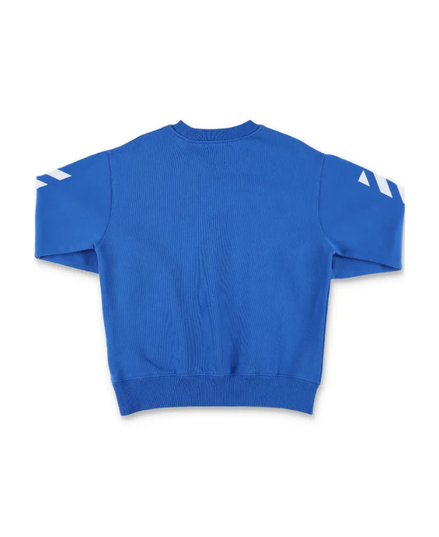Logo-Print Striped Sweatshirt
