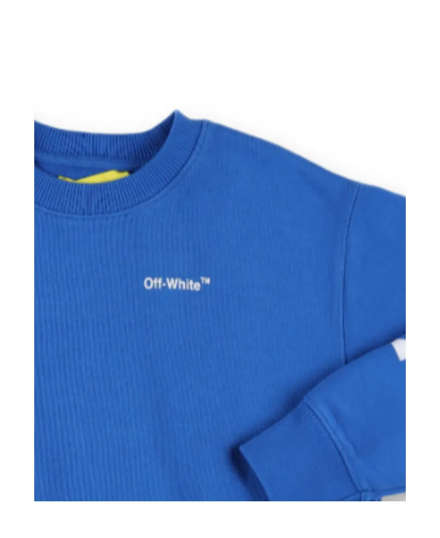 Logo-Print Striped Sweatshirt