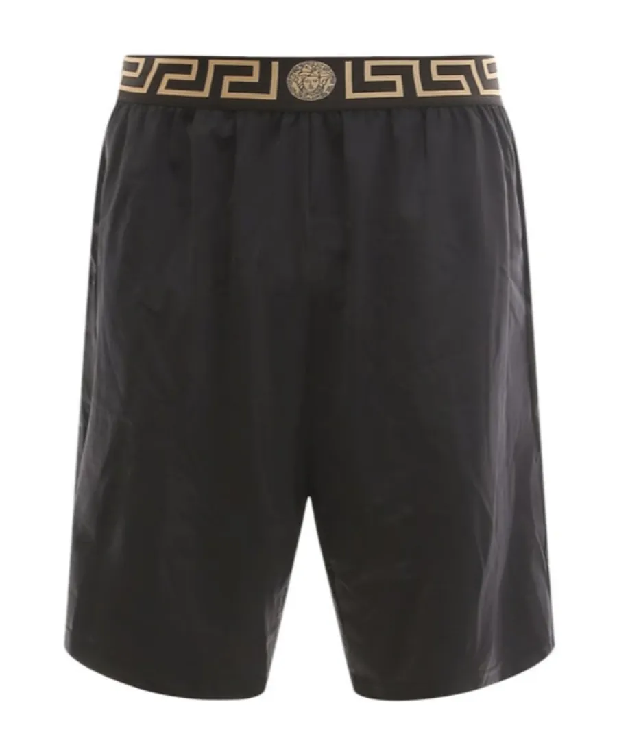 Versace La Greca Waistband Bermuda Shorts