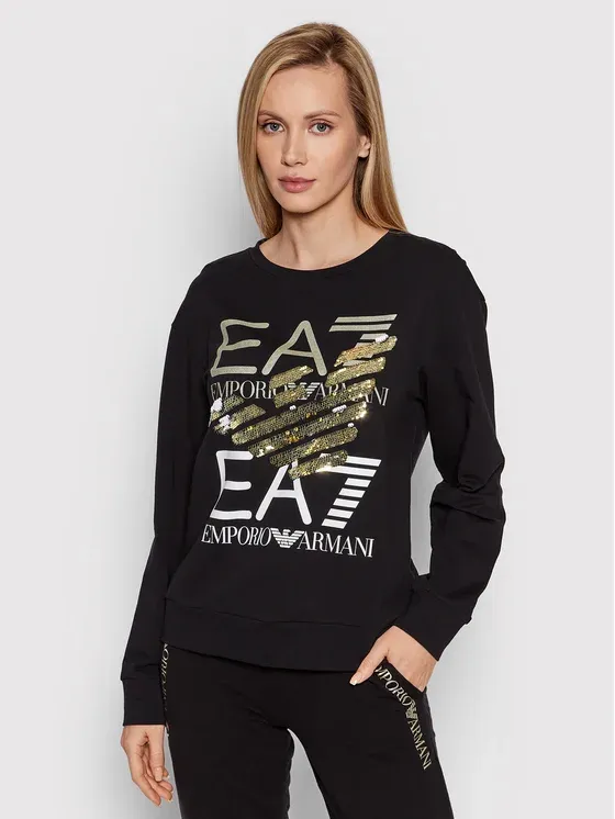 Round Collar Logo Sweater