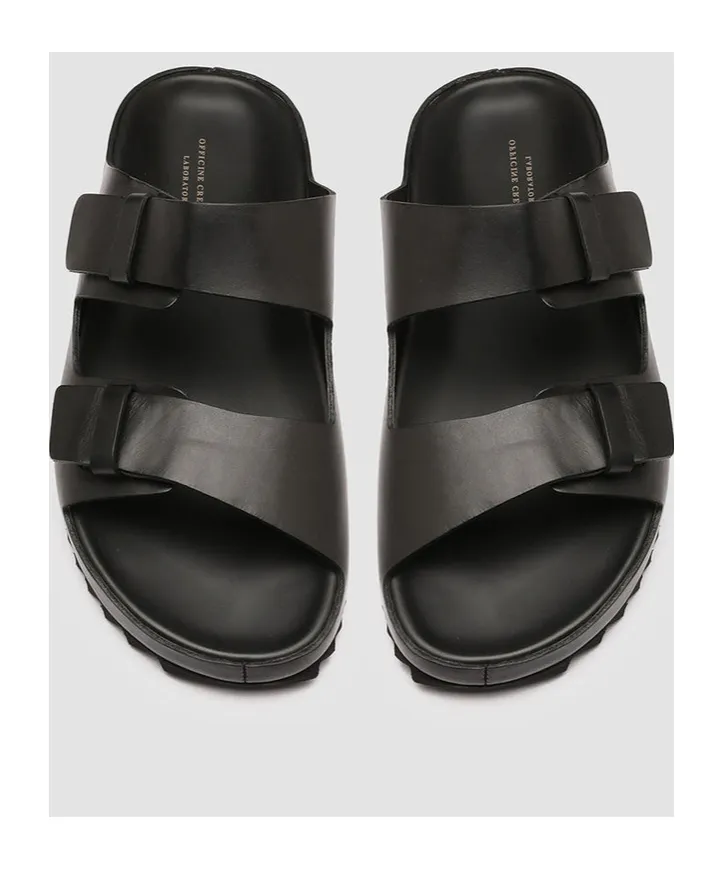 Double Strap Flat Sandals