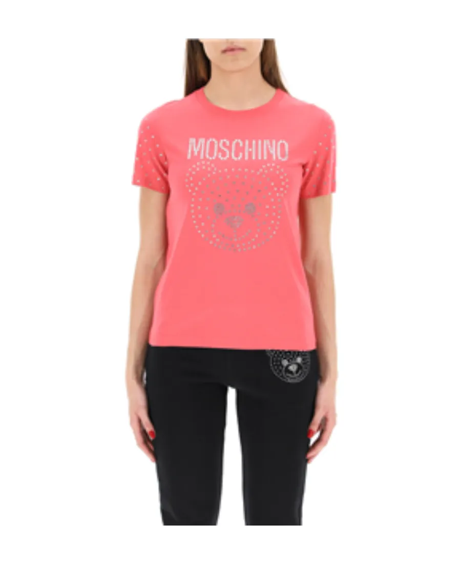 Crystal-Embellished Short-Sleeve T-Shirt