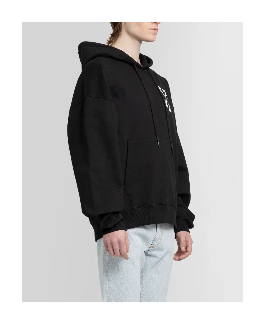 Arrows-Print Cotton Hoodie