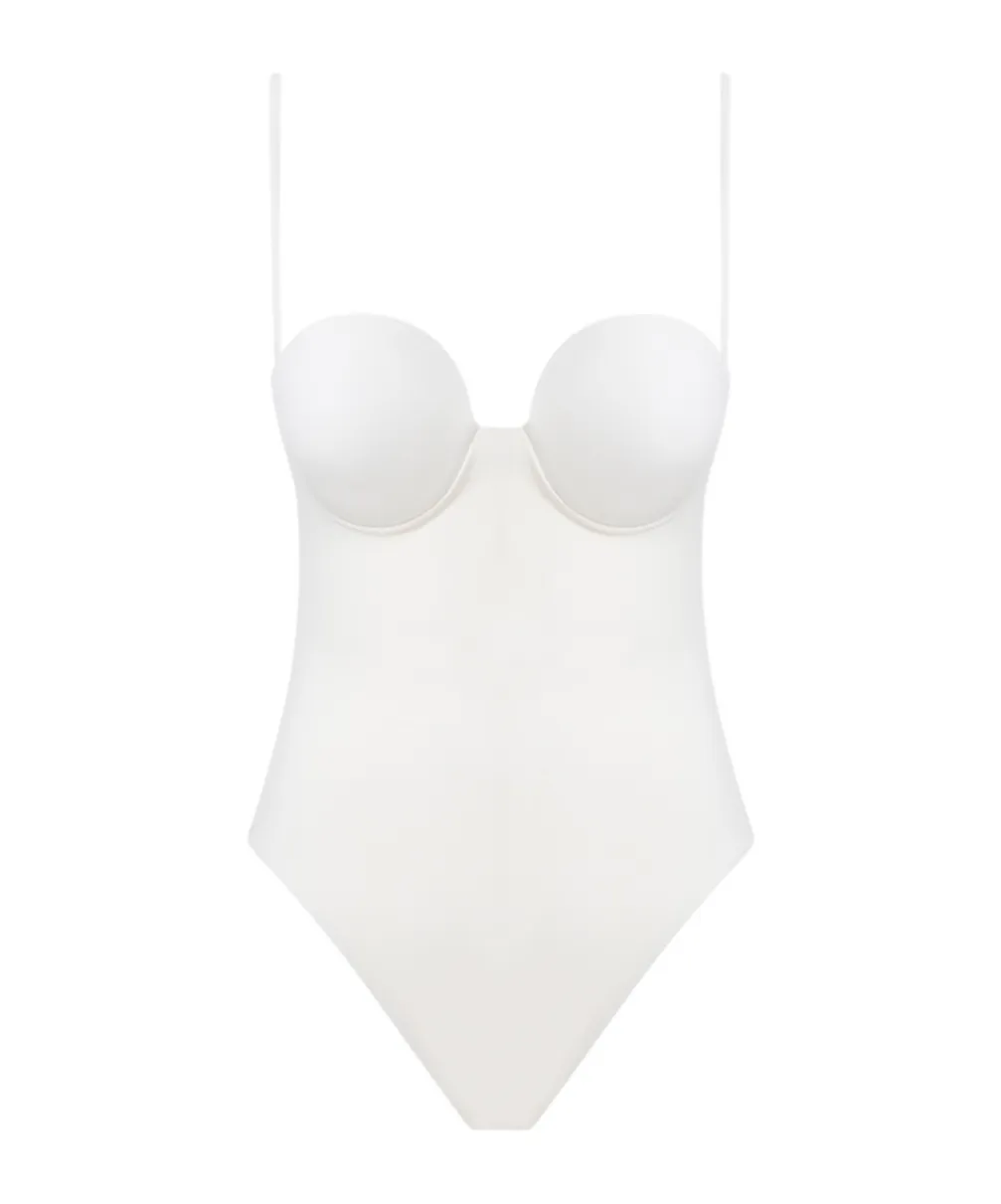 Magda Butrym Retro Bustier Swimsuit