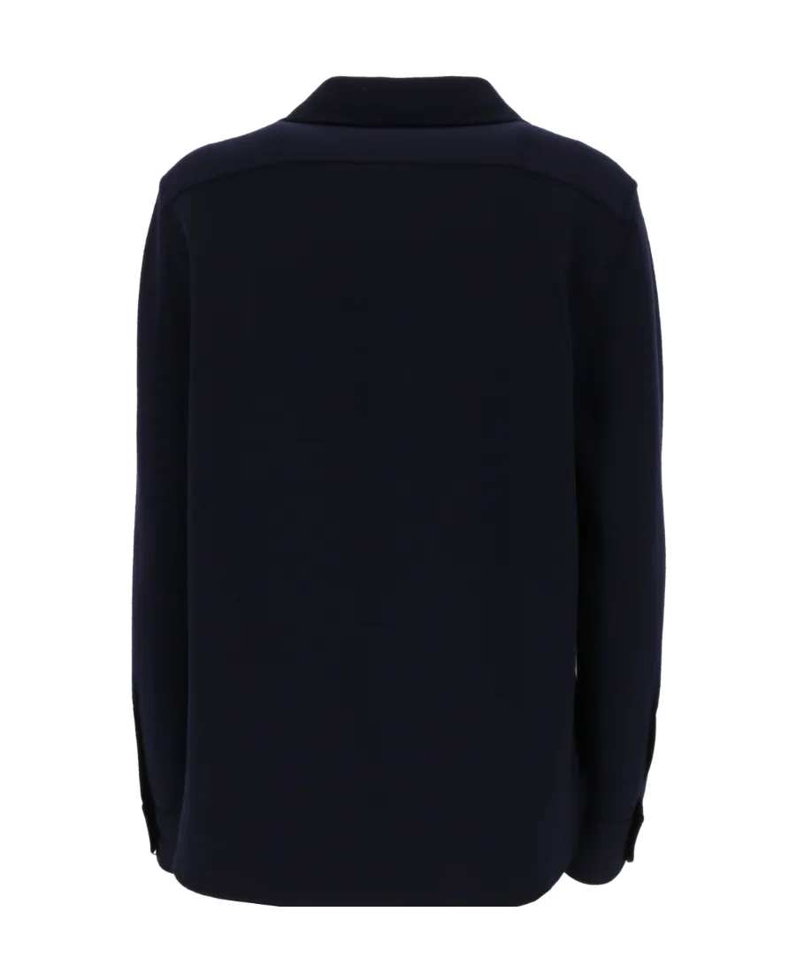 Saint Laurent Lace-Up Long-Sleeved Top