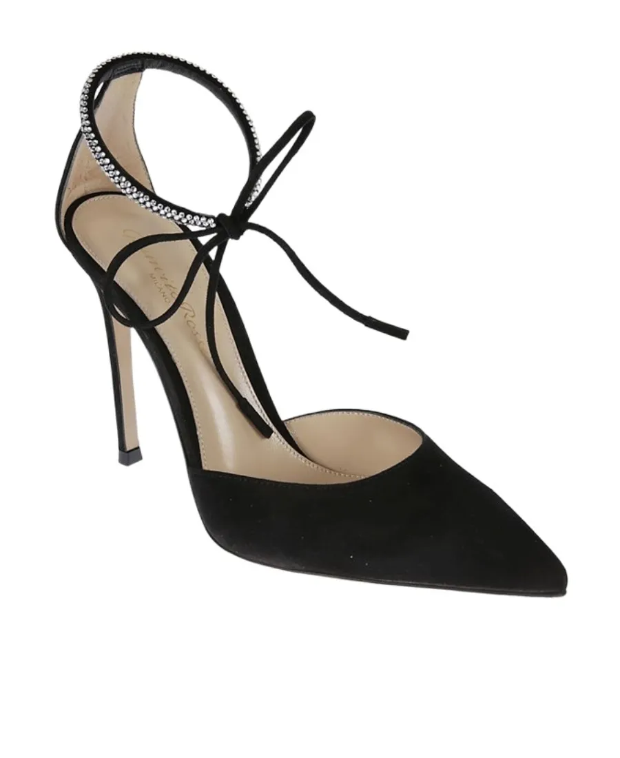 Lace-Up High Heels