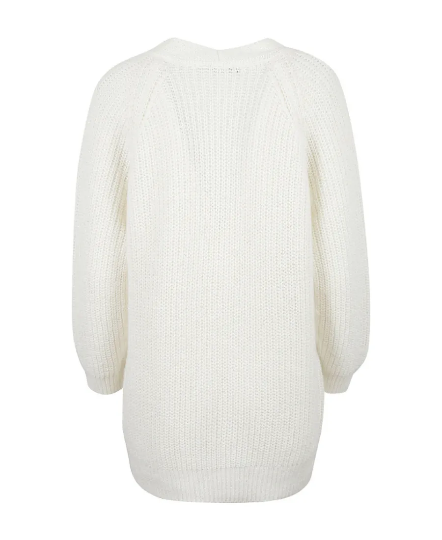 Fabiana Filippi Oversized Knitted Buttoned Cardigan
