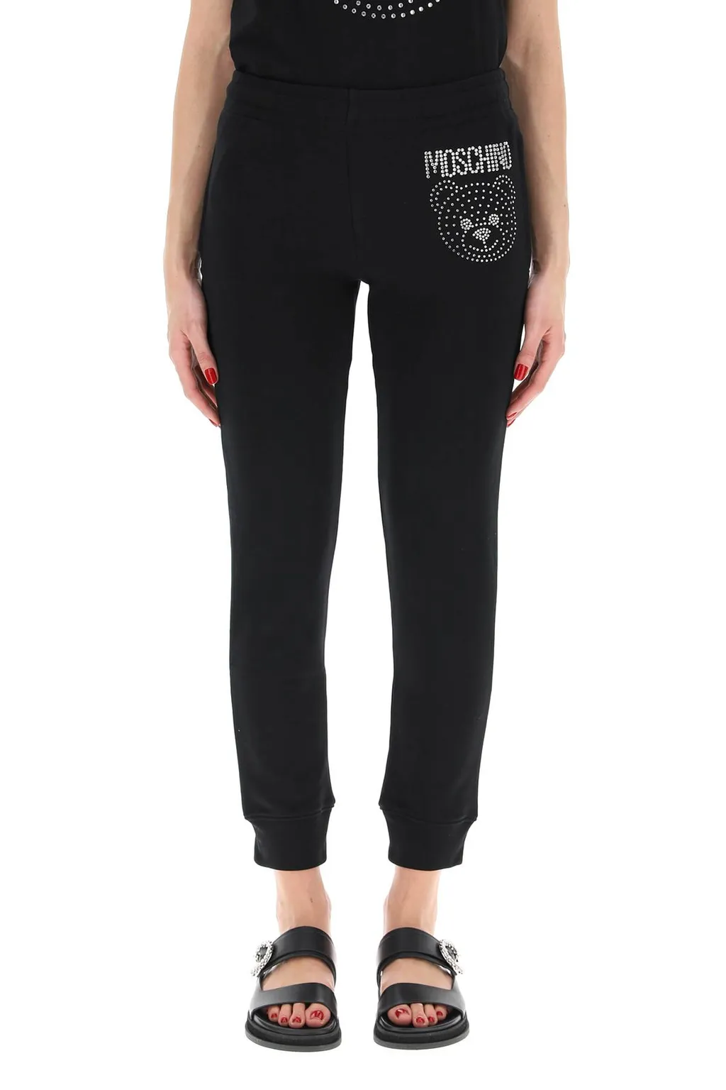 Crystal-Embellished Track Pants