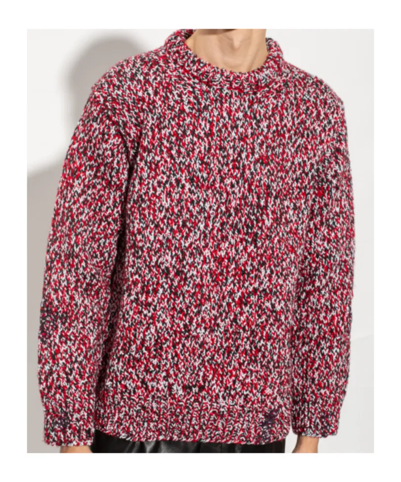 Mouliné Crewneck Sweater