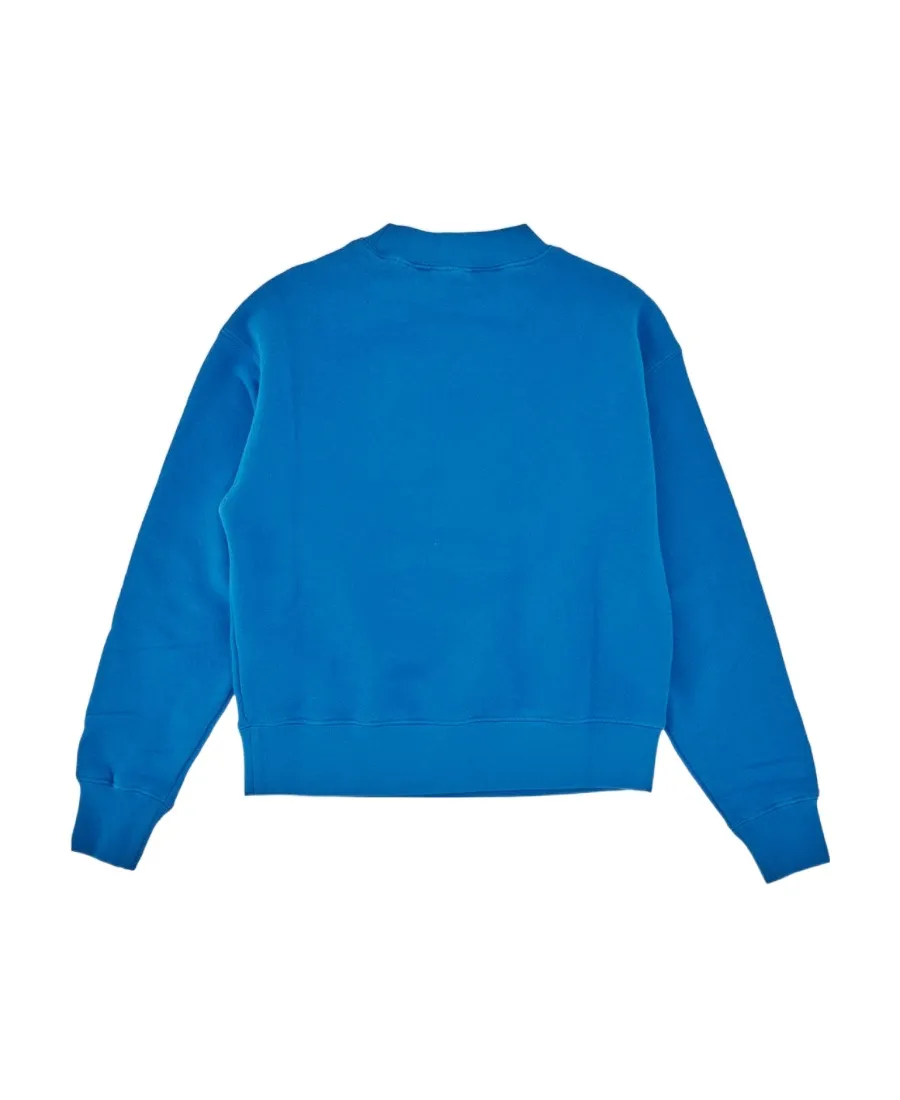 Bear-Motif Crew-Neck Sweatshirt