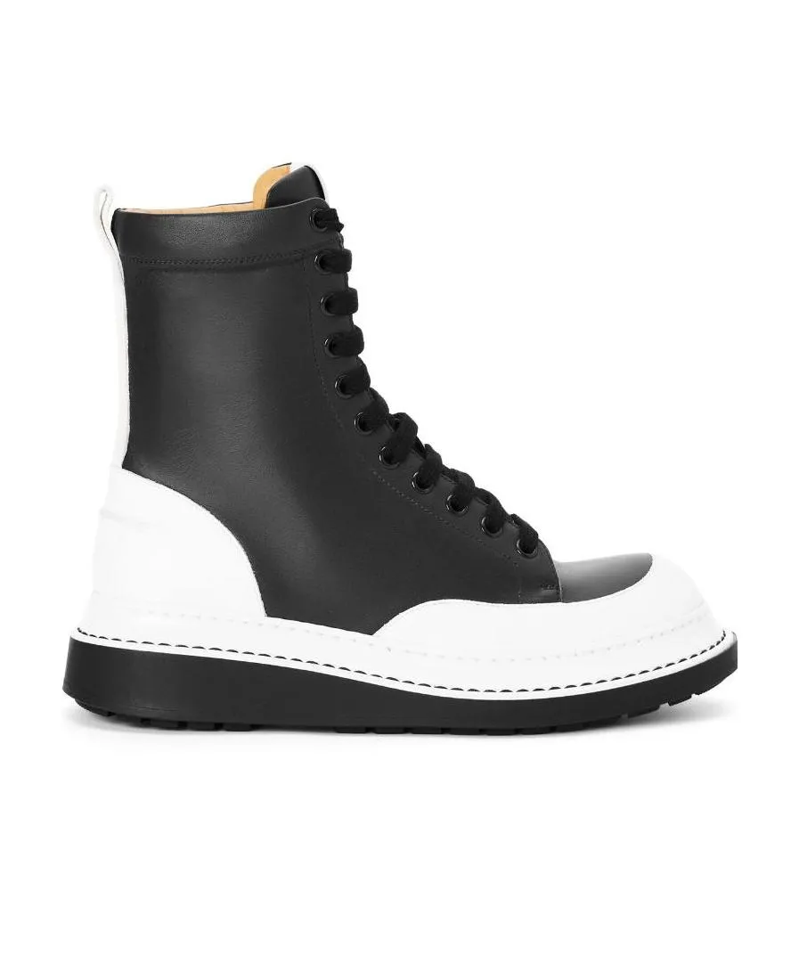 Two-Tone Combat Boots