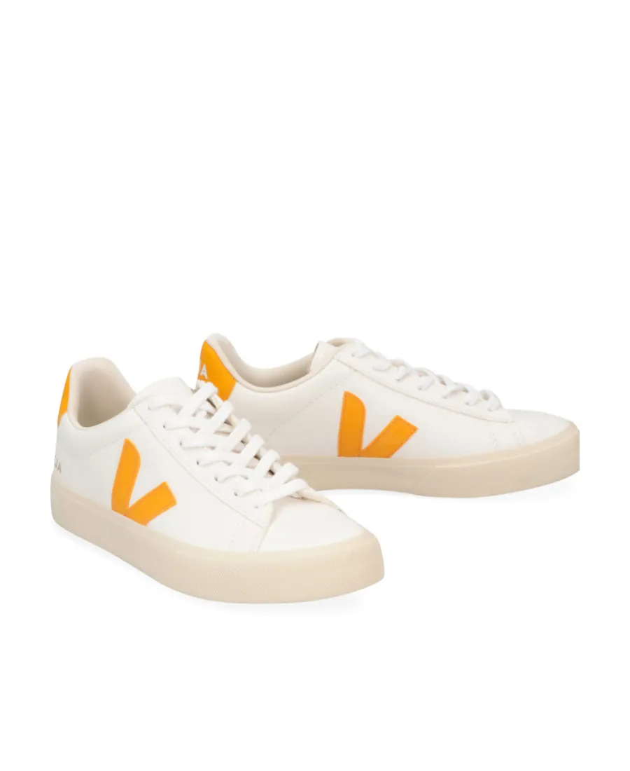 Veja Round Toe Lace-Up Sneakers