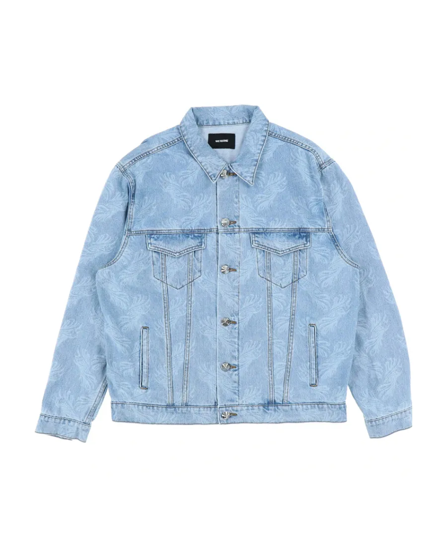 Long-Sleeved Denim Coat