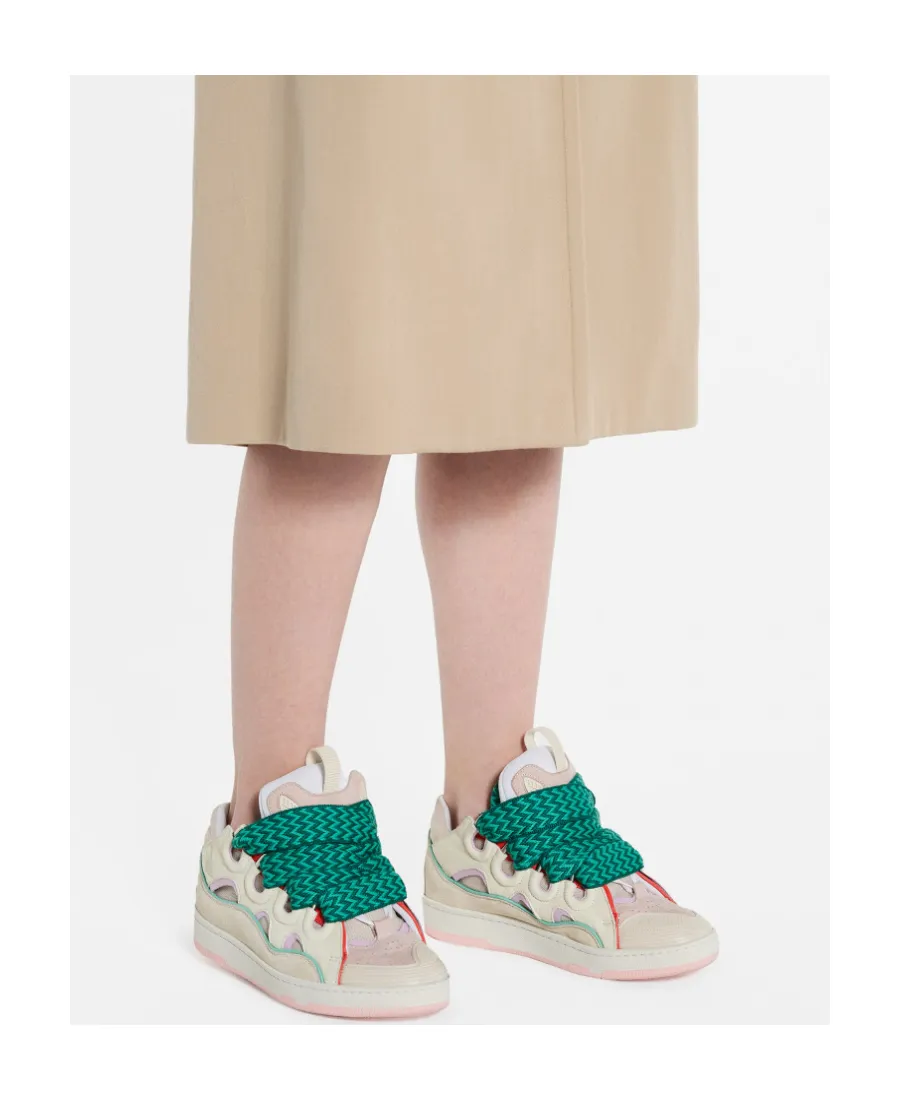 Curb Lace-Up Sneakers
