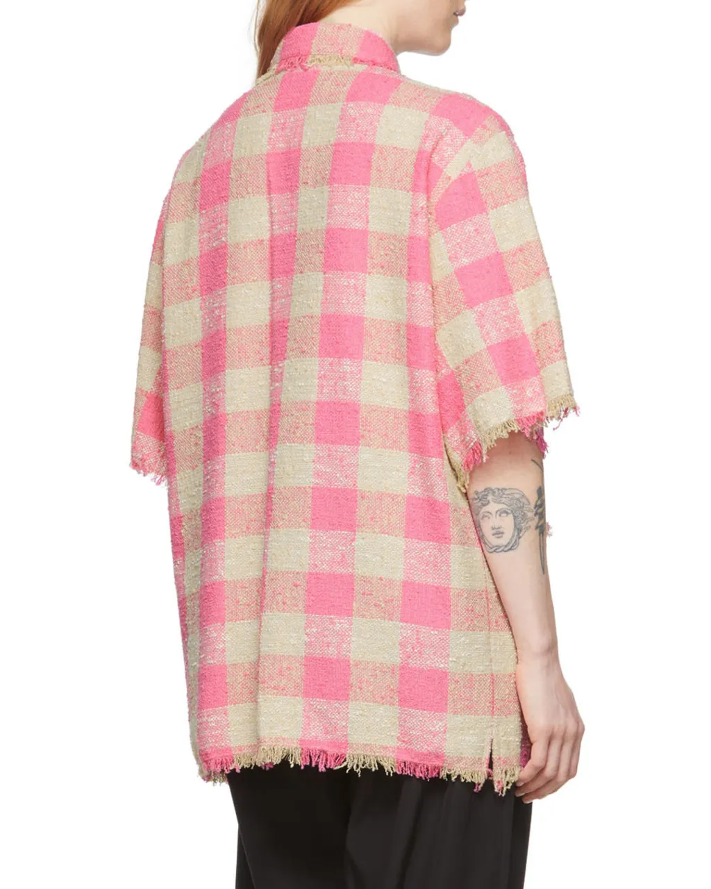 Msgm Checked Short-Sleeved Shirt
