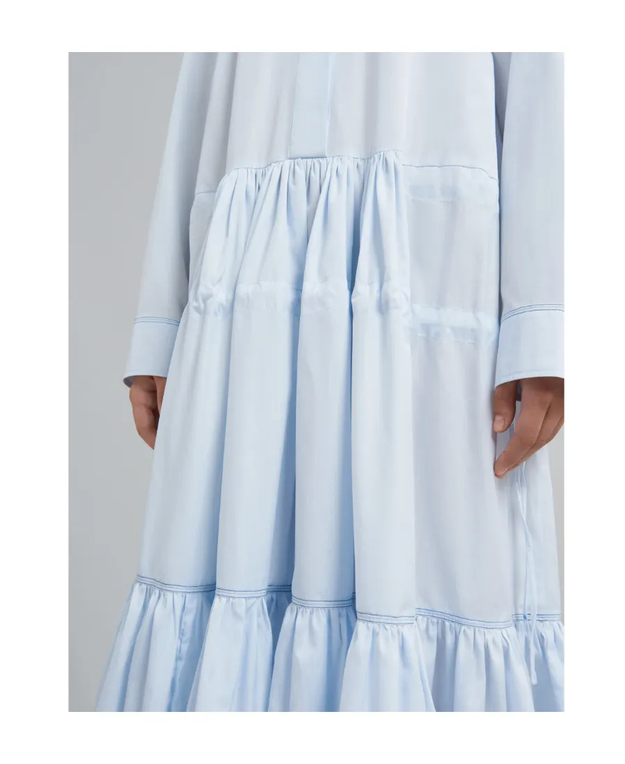 Marni Chemisier Drawstring Waist Dress