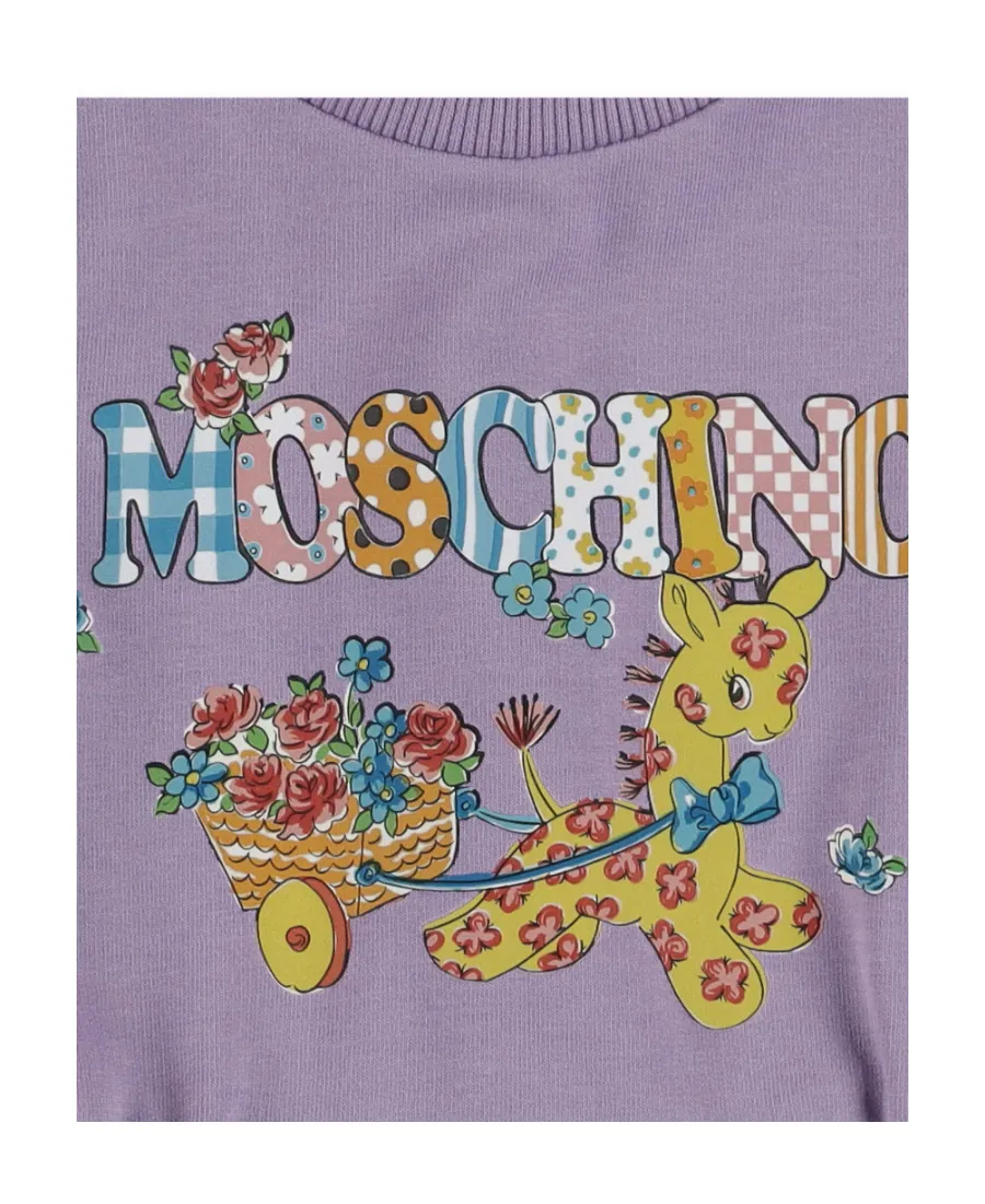 Giraffe-Print T-Shirt Dress