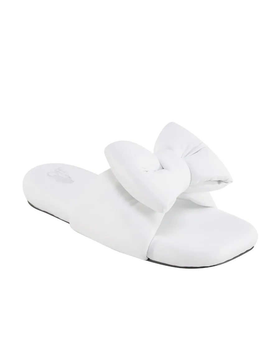 Off-White Padded Bow Sandals