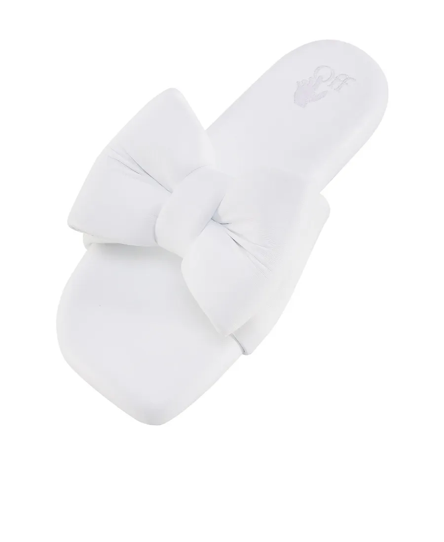 Off-White Padded Bow Sandals