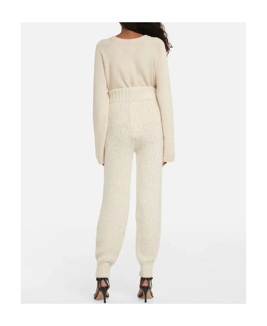 Rib Knitted Trousers