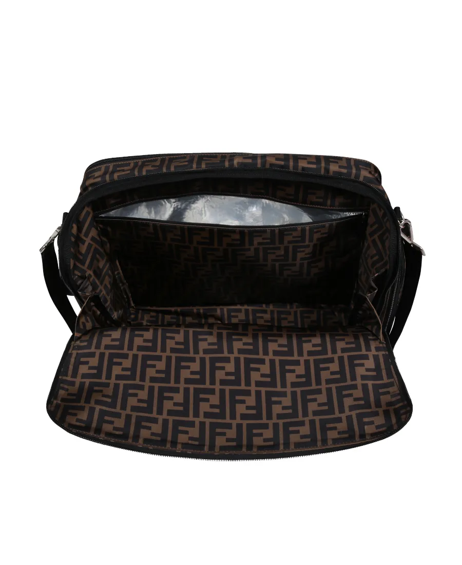 Fendi Kids Ff Logo Zip-Up Changing Bag