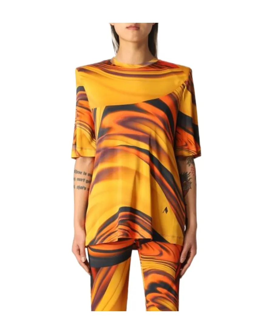 Bella Abstract-Print T-Shirt