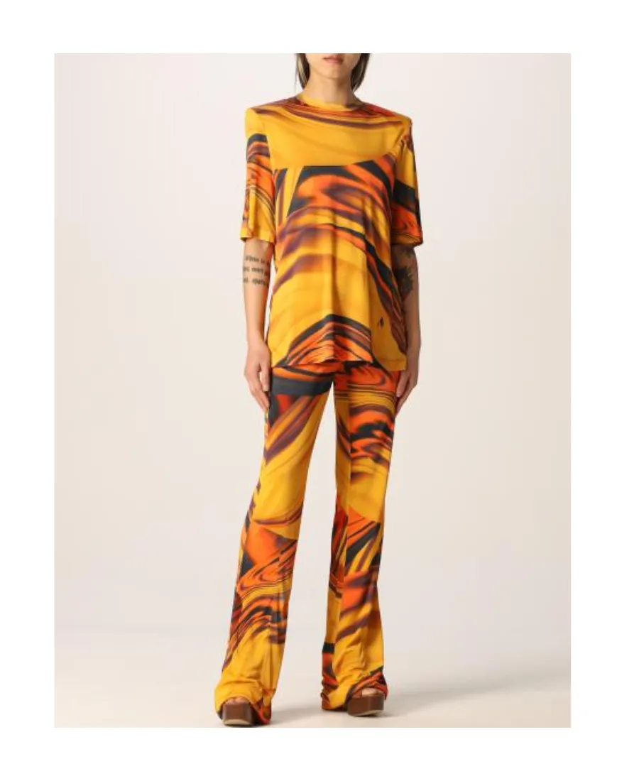Bella Abstract-Print T-Shirt