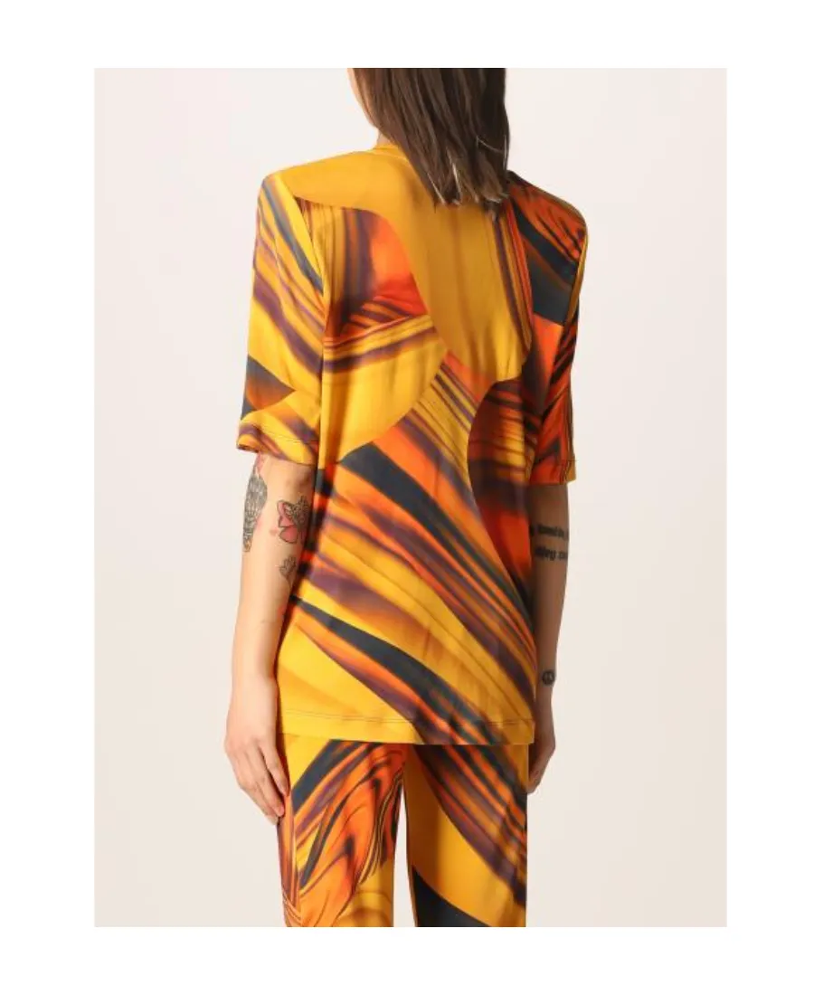 Bella Abstract-Print T-Shirt