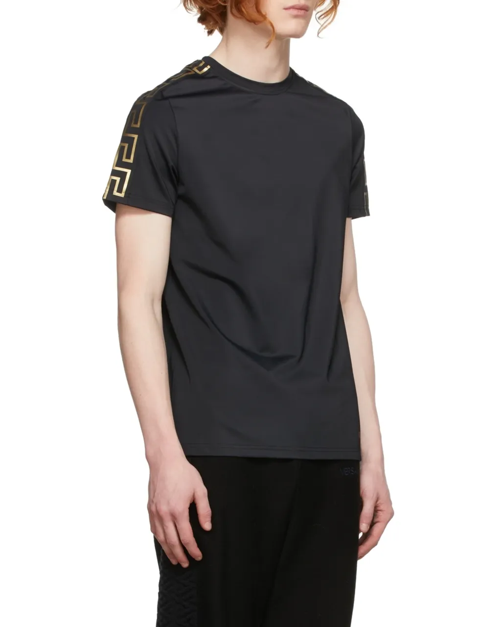 La Greca-Print Short-Sleeve T-Shirt