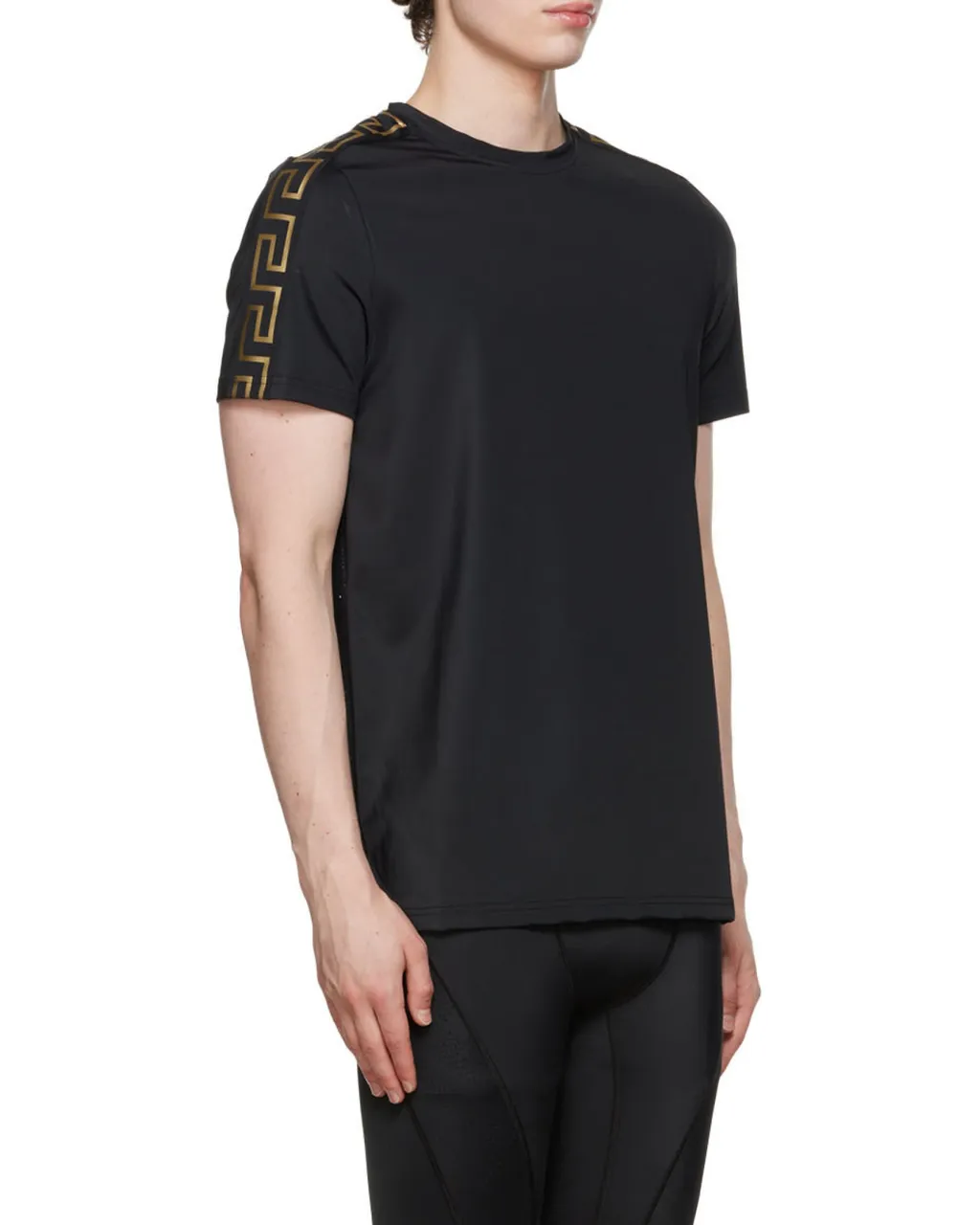 La Greca-Print Short-Sleeve T-Shirt